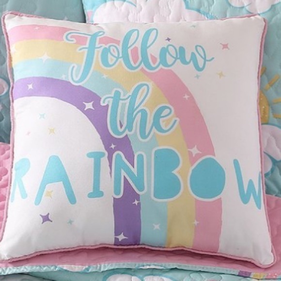 Little Chic Other - New! Follow the Rainbow Pillow